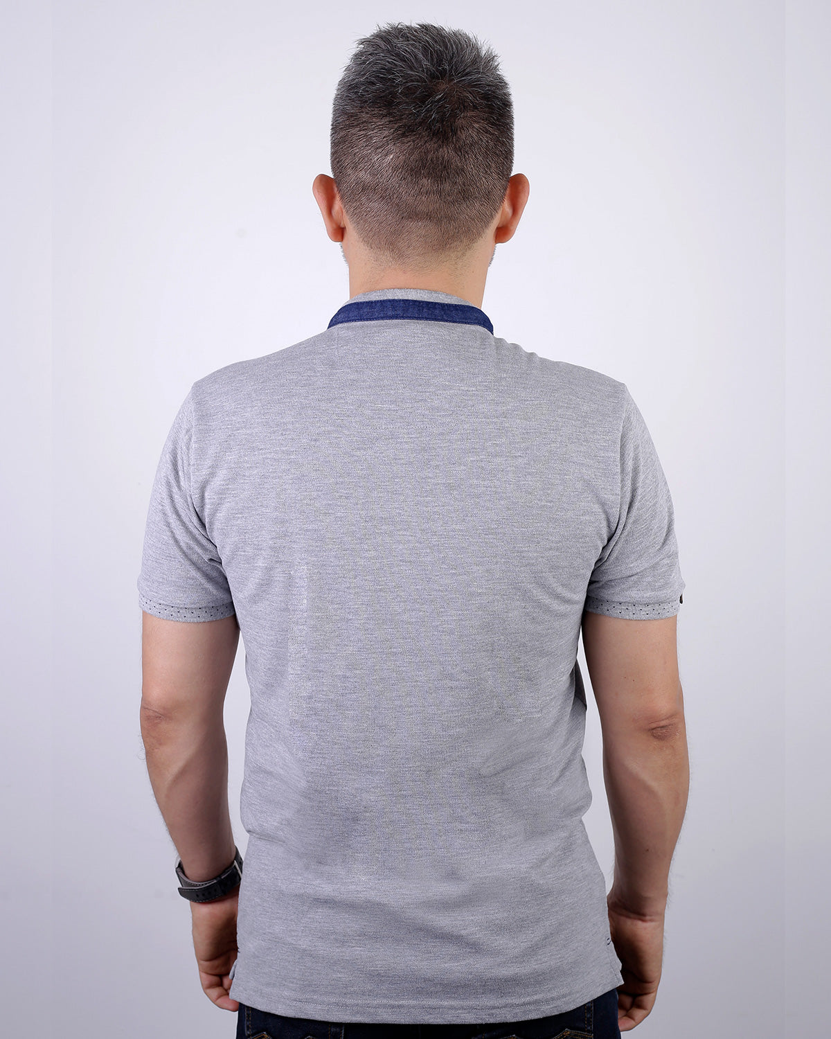 Neru Men's Gray Polo