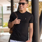 Camiseta Negra / Regular Fit - Apoštol Q.C.