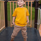 Camiseta Mostaza Niño