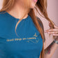 Camiseta petroleo estampada