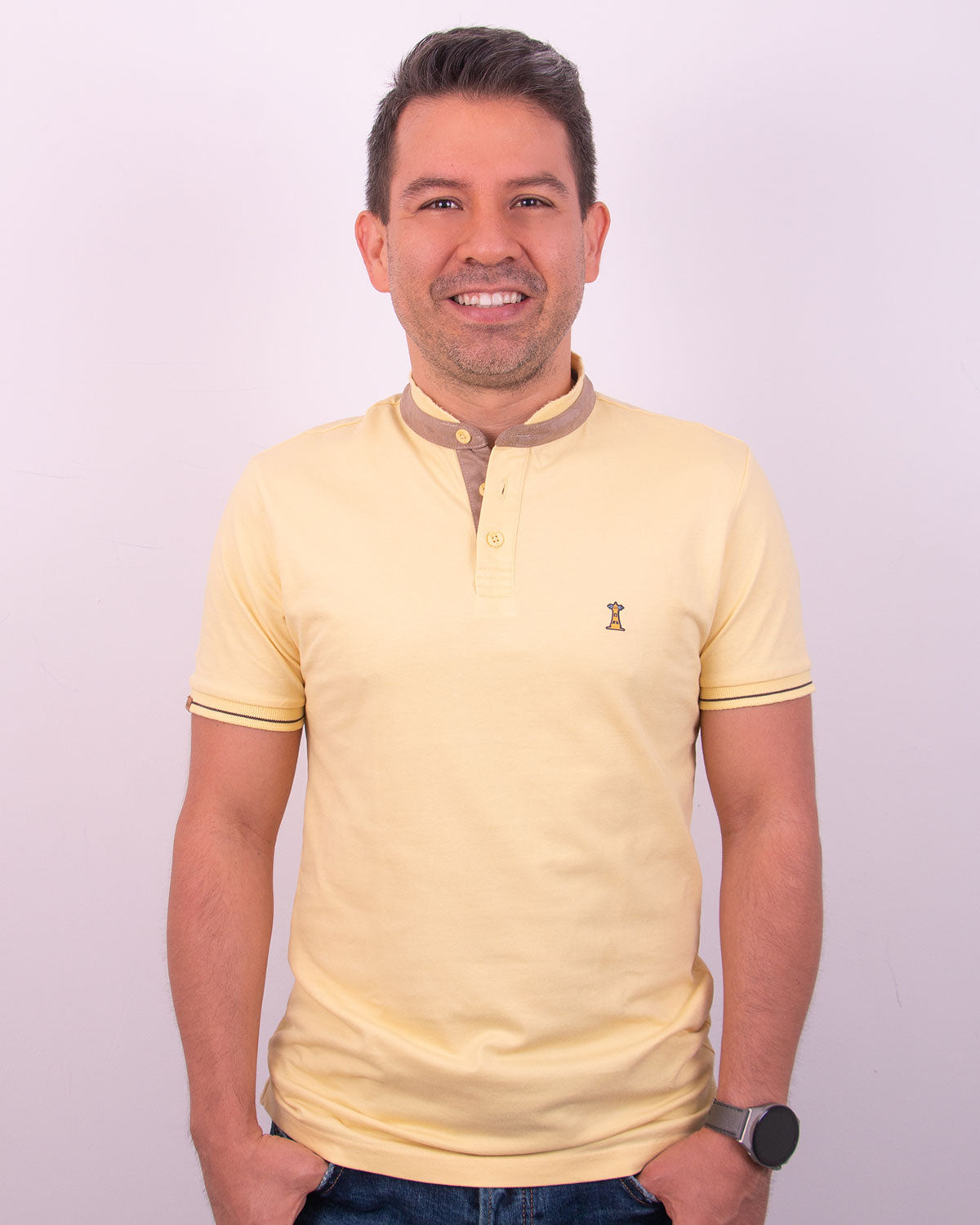 Polo Amarilla Nerú / Regular Fit