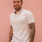 Polo Blanca Rosa / Regular Fit