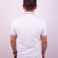Polo Blanca Rosa / Regular Fit