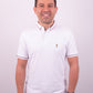 Polo Blanca Rosa / Regular Fit