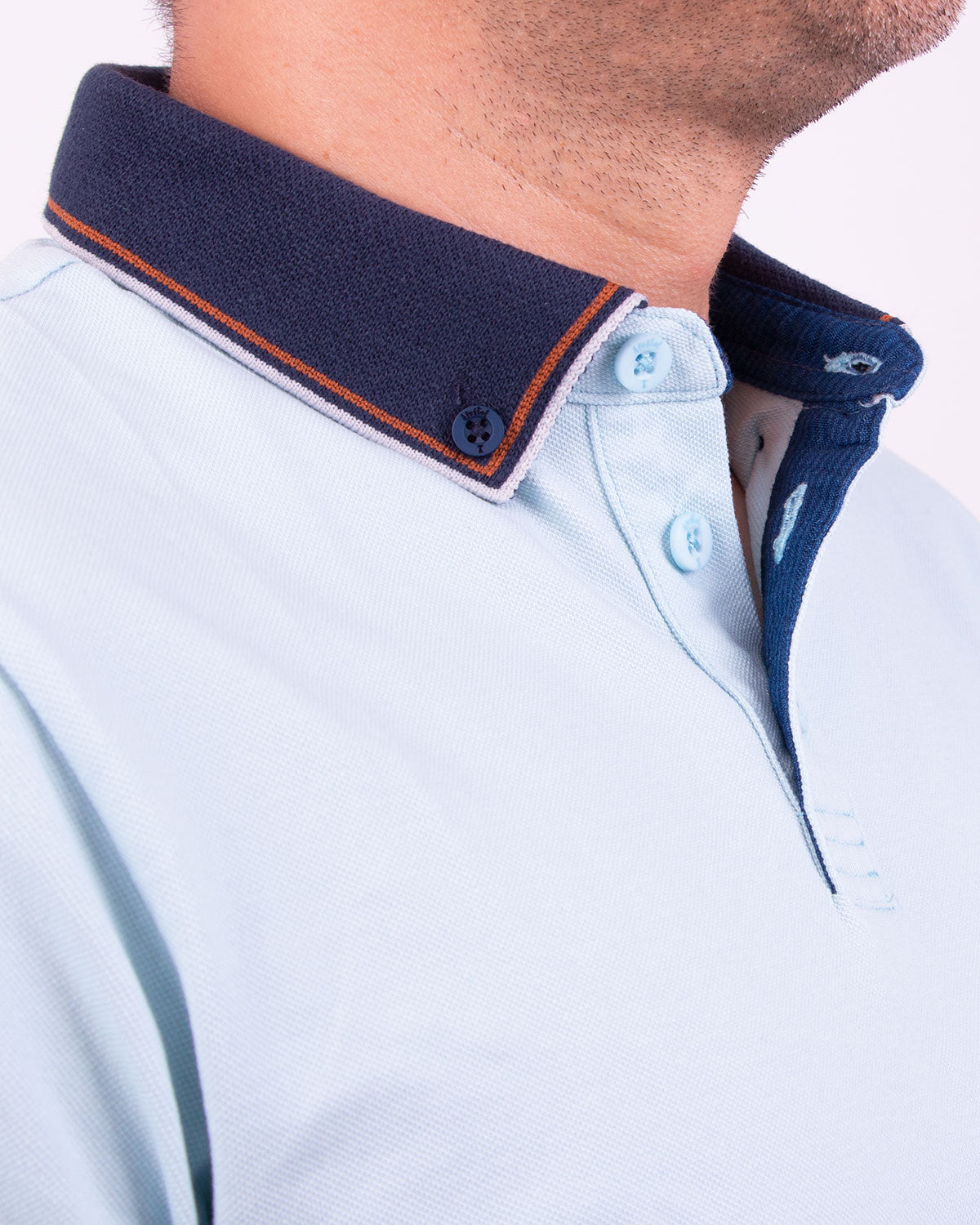 Polo Celeste / Regular Fit