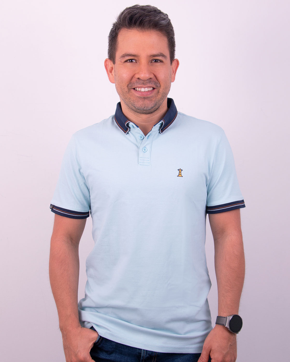 Polo Celeste / Regular Fit