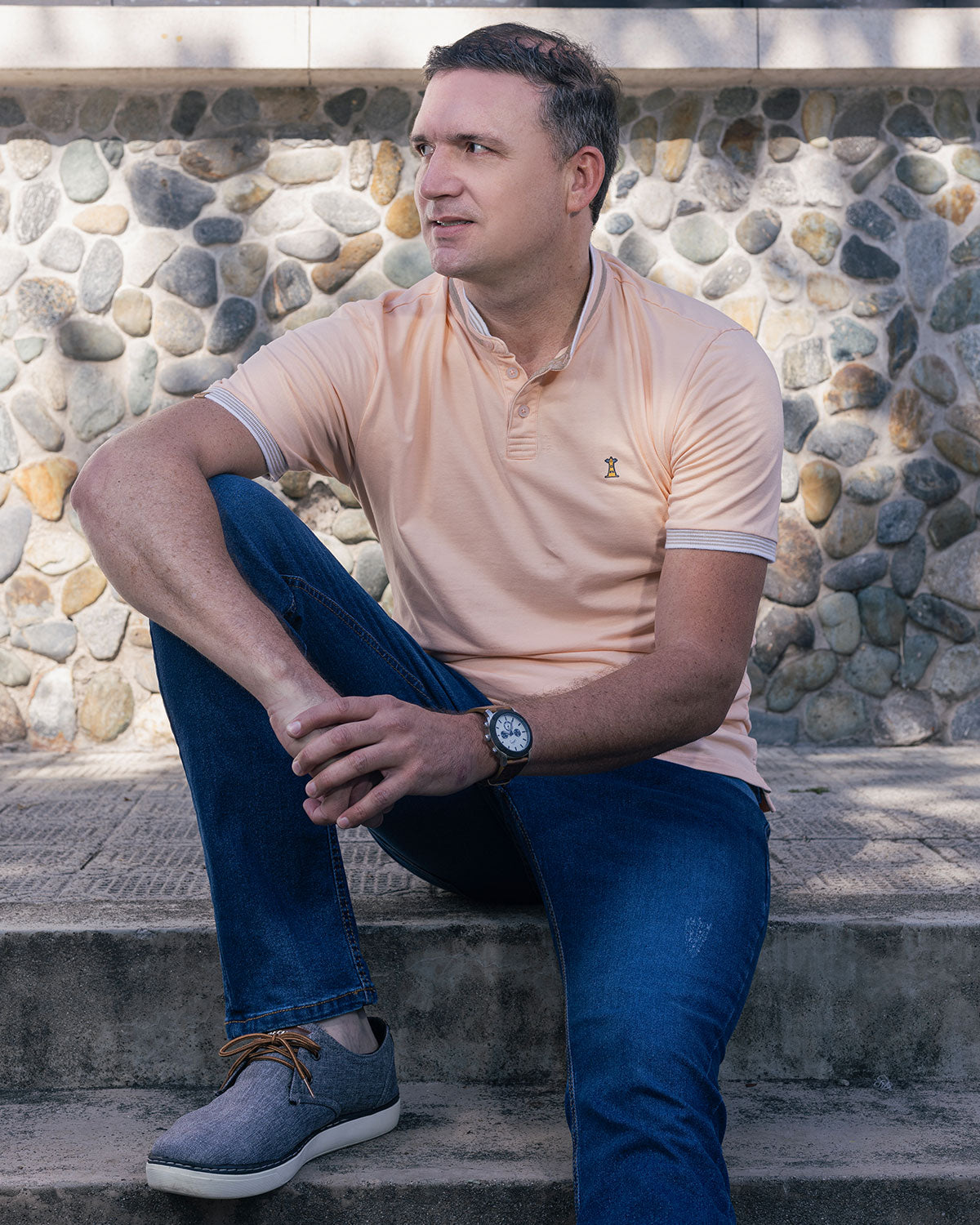 Polo Mandarina Nerú Hombre