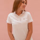Polo Blanca Rosa