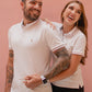 Polo Blanca Rosa / Regular Fit